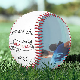 最高のパパEver Ribbon Father's Day Photo Collage ソフトボール