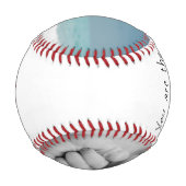 最高のパパEver Ribbon Father's Day Photo Collage 野球ボール (裏面)