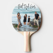 最高のパパEver Script 2x写真 卓球ラケット (裏面)