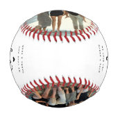 最高のパパEver Script 2x写真 野球ボール (正面)