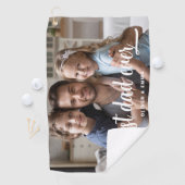 最高のパパEver Script Photo ゴルフタオル (インサイチュ)