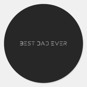 最高のパパEver ShirtデベロッパーモダンプログラマーFa ラウンドシール