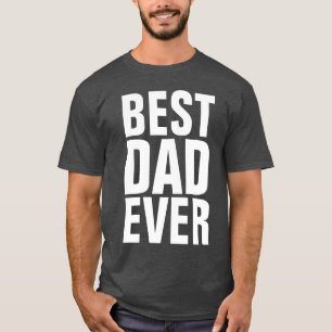 最高のパパEVER Tシャツブラックティー Tシャツ