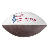 最高のパパEVER USA国旗 アメリカンフットボール (回転90)