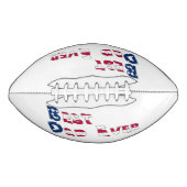 最高のパパEVER USA国旗 アメリカンフットボール (正面)