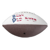 最高のパパEVER USA国旗 アメリカンフットボール (回転270)