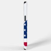 最高のパパEVER USA国旗 iPhoneケース (右側面)
