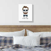 最高のパパEver Wall Art - Father's Day Canvas Print キャンバスプリント (インサイチュ (寝室))