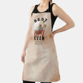 最高のパパEver Water Color Father's Day Photo エプロン (インサイチュ)