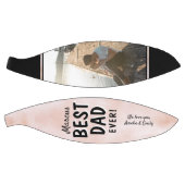 最高のパパEver Water Color Father's Day Photo バスケットボール (パネル)