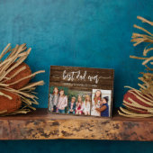 最高のパパEver - Wood Father's Day Photo Collage フォトプラーク (側面)