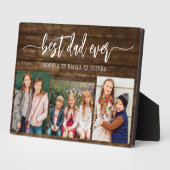 最高のパパEver - Wood Father's Day Photo Collage フォトプラーク (側面)