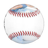 最高のパパEver Year 2 Photo Brush Script 野球ボール (裏面)