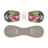 最高のパパEverCuteカスタム写真パーソナライズされた 野球ボール (パネル)