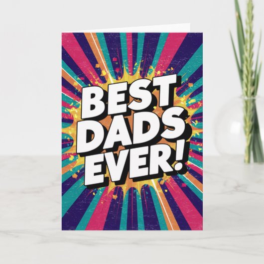 最高のパパEvery Father's Day Cardゲイパパ サンキューカード (正面)