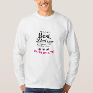 最高のパパIティンレス大胆不敵カスタム Tシャツ