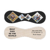 最高のパパin the Worldパーソナライズされた 4 野球ボール (パネル)