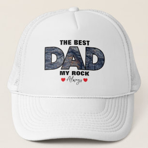 「最高のパパMy Rock Love Always」グラフィック キャップ