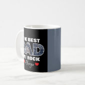 「最高のパパMy Rock Love Always」グラフィック コーヒーマグカップ (正面左)