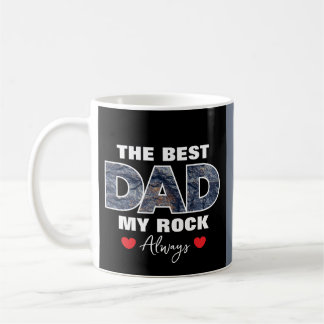 「最高のパパMy Rock Love Always」グラフィック コーヒーマグカップ