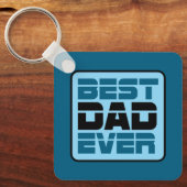 最高のパパTシャツ キーホルダー (正面)