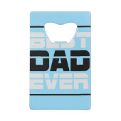 最高のパパTシャツ クレジットカード栓抜き (裏面)