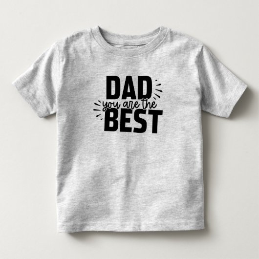 最高のパパTシャツ トドラーTシャツ (正面)