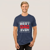 最高のパパTシャツ トライブレンドＴシャツ (正面全面)