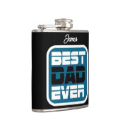 最高のパパTシャツ フラスク (右)