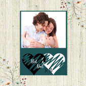 最高のパパTo Be Fanthers Dayハート家族の写真おもしろい シーズンカード