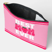 最高のパーソナライズされたお母さんいつもイチゴのお母さんの日 アクセサリーポーチ (見開き)