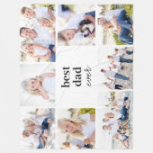 最高のパーソナライズされたギフトのカラー写真毛布 フリースブランケット (正面)