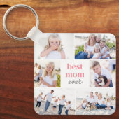 最高のパーソナライズされたギフトカラー写真キーチェーン キーホルダー (正面)