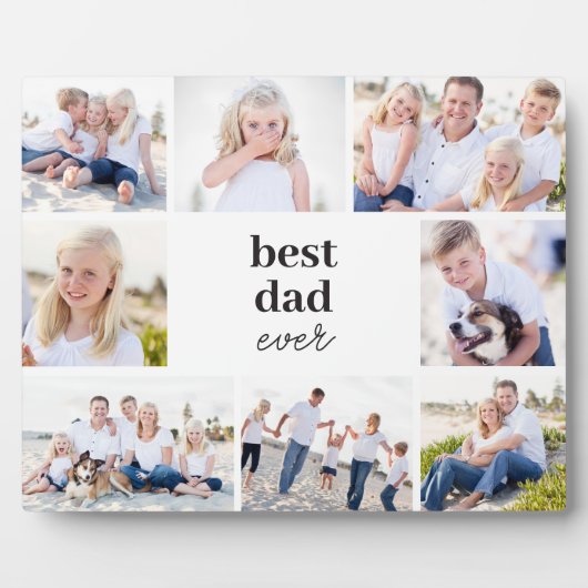 最高のパーソナライズされたギフトカラー写真デスクトップのプラーク フォトプラーク (正面)