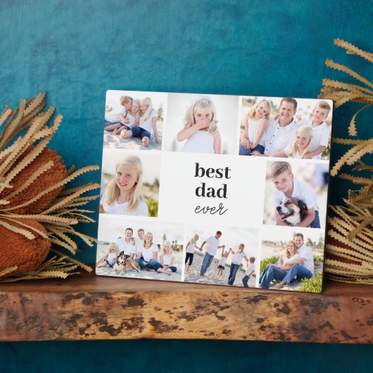 最高のパーソナライズされたギフトカラー写真デスクトップのプラーク フォトプラーク (側面)