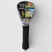 最高のパーソナライズされたパパ用ゴルフのギフト ゴルフヘッドカバー (正面)