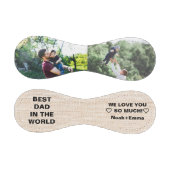 最高のパーソナライズされたパパ2枚 野球ボール (パネル)