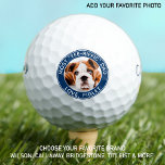 最高のパーソナライズされたパパEver Golf Pet Dog Photo ゴルフボール<br><div class="desc">ほとんどのT型リフフィックパパ... ゴルフお気に入りのと犬の2つ！18の穴と最高のして友達を連れて行け。カスタマイズ写真と名前を付けお気に入りのたウィルソンゴルフボール全素晴らしてのゴルフと愛犬家への贈り物，犬から！COPYRIGHT © 2020 Judy Burrows,  Black Dog Art - All Rights Reserved.最高のパパはパーソナライズされたPet Dog Photo Golf Balls</div>