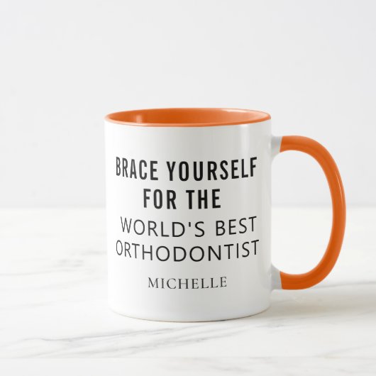 最高のパーソナライズされたプロフェッショナル名 マグカップ (右)