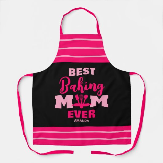 最高のパーソナライズされたベーキング母なる日 エプロン (正面)