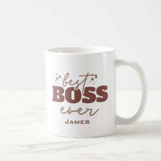 最高のパーソナライズされたボス コーヒーマグカップ