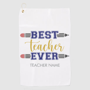 最高のパーソナライズされた先生 – ギフトカスタマイズ ゴルフタオル