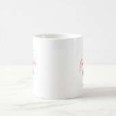 最高のパーソナライズされた共働き コーヒーマグカップ (中央)