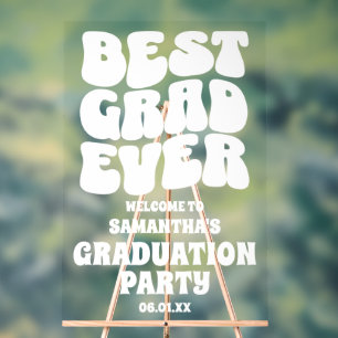 最高のパーソナライズされた卒業生の歓迎 アクリルサイン