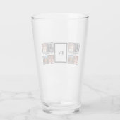 最高のパーソナライズされた友達forever 4 photo collage タンブラーグラス (裏面)