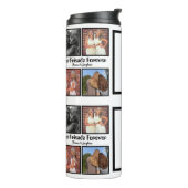 最高のパーソナライズされた友達forever 4 photo collage タンブラー (回転左)