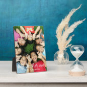 最高のパーソナライズされた名クラス写真 フォトプラーク (側面)