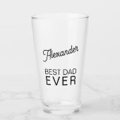 最高のパーソナライズされた名ビール タンブラーグラス (正面)