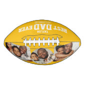 最高のパーソナライズされた文字 アメリカンフットボール (正面)