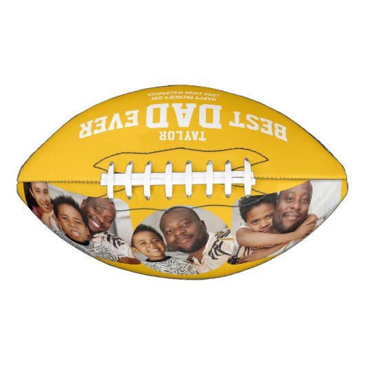 最高のパーソナライズされた文字 アメリカンフットボール (正面)